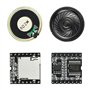 KeeYees Mini MP3 DFPlayer Player Module avec Haut-Parleur Ronde 2W 8Ohm pour Bricolage Compatible avec Arduino