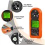 Anémomètre Numérique Portable, INFURIDER YF818 Anémomètre Digital LCD Vitesse du Vent de Mètre Indicateur Mesure la vitesse du v