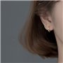 LIUJZZJ 5 Paires Boucles d'Oreilles Créoles en Acier Inoxydable Boucles d'Oreilles Cercles Cartilage Anneaux de Nez Lèvres 8/10/
