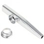 Alnicov Kazoo en alliage d'aluminium avec 5 diaphragmes de flûte kazoo et une belle boîte pour instruments de musique, ukulélé,
