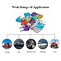 AHL 145 pièces mini voiture fusible moto fusible voiture lot mini fusibles auto 3A 5A 7.5A 10A 15A 20A 25A 30A 35A 40A Avec 1 ex
