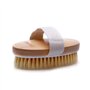 Ithyes Brosse pour le corps La brosse de bain à poils exfoliante naturels pour éliminer les toxines cellulites de la peau morte 