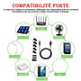 MEROM Câble Universel 5v USB vers DC 5.5mm * 2.1mm avec 8 Jack Connecteurs (5.5mm * 2.5mm 4mm * 1.7mm 4.8mm * 1.7mm 3.5 * 1.35mm