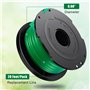 Chuancheng – Lot de 6 bobines de fil vert pour débroussailleuse Black & Decker GL7033 GL8033 GL9035 A6482