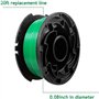Chuancheng – Lot de 6 bobines de fil vert pour débroussailleuse Black & Decker GL7033 GL8033 GL9035 A6482