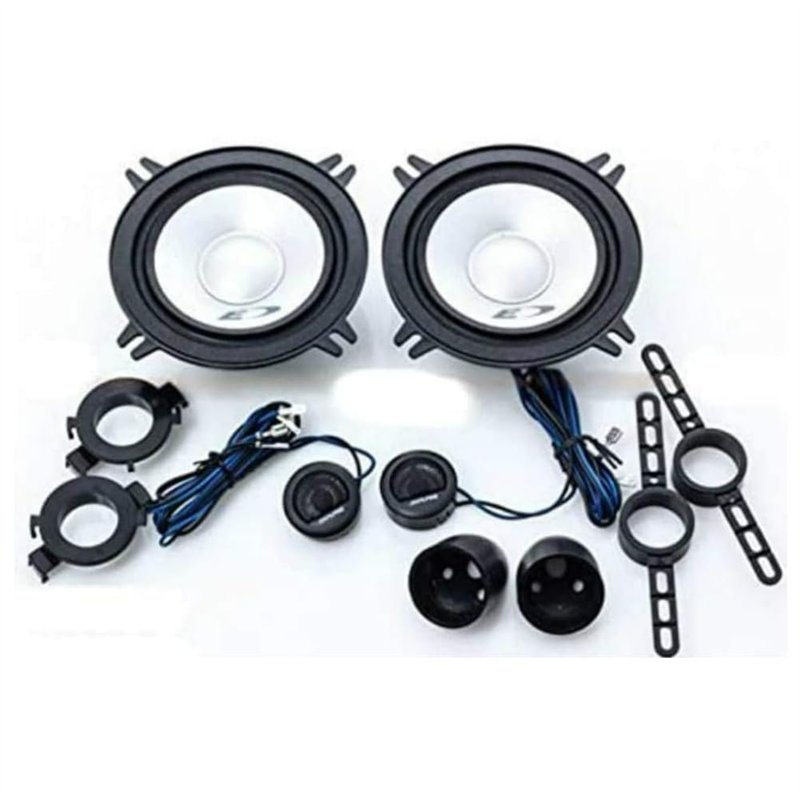 1 Kit 2 Voies Alpine SXE-1350S 13,00 cm 130 mm Haut-parleurs Gris 5