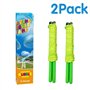 Lot de 2 bâtons à bulles géants pour bulles de savon - En acier inoxydable - Design télescopique - Facile à transporter - Jouet 