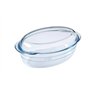 Ô cuisine cocotte Ovale en Verre Borosilicate 3L