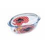 Ô cuisine cocotte Ovale en Verre Borosilicate 3L