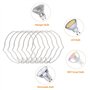 Roosea 30 Pièces Anneaux de fixation de Lampe pour Spot MR16 GU10 Led de 50 mm, MR16 GU10 Pince de fermeture, Anneaux de fixatio