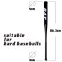 86cm Batte de Baseball Aluminium 34 Pouces Bleu Noir Argent au Choix Batte Base-Ball métal Adulte Pro Léger pour Exercice Joueur
