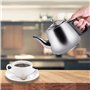 Wifehelper 1.5L / 2L Théière en Acier Inoxydable Poêle Théière Cafetière Théière Bouilloire avec Filtre À Thé Accessoires Famill