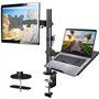 HUANUO Bras de Moniteur avec Plateau pour Ordinateur Portable