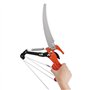Élagage de cisailles de jardin, cisailles de bordure, à long manche, 2 en 1 Ciseaux à branches hautes pour extérieur Cisailles à