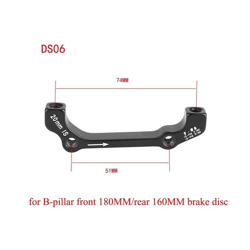 Image secondaire de Broco 1 Adaptateur de Support de Montage pour Frein à Disque de Vélo,Ultraléger vélos vélo Frein à Disque Support de Montage Ada