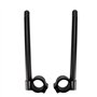 KSTE Guidon Séparé Clip, 1pair Universal 41mm Motorcycle CNC Poignée séparée Bar Clip réglable sur Guidon