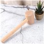 UPKOCH Maillet En Bois Pour Crabe Et Homard, Marteau De Cuisine Compact Avec Longue PoignéE, Facile À Nettoyer Et Ranger, Outil 