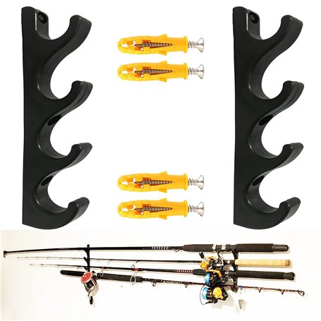 AUXPhome Support horizontal pour canne à pêche