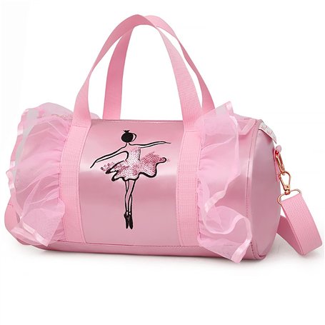 CSPone Sac de Danse Classique Fille Sac de Sport Fille Sac de Danse Filles Beau Sac de Danse Latine Sac bandoulière Danse Cadeau