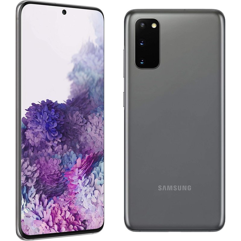 2020 Samsung Galaxy S20 5G, 128 Go, Gris Cosmique (Reconditionné)