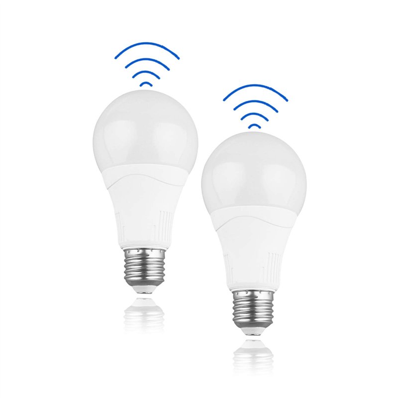 Ampoule LED à détecteur de mouvement – 15 W (équivalent 100 W), 1500 lm, E27 Edison, blanc froid (5000 K) pour extérieur, porte 