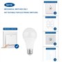 Ampoule LED à détecteur de mouvement – 15 W (équivalent 100 W), 1500 lm, E27 Edison, blanc froid (5000 K) pour extérieur, porte 