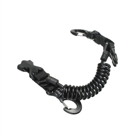 PlongéE Sous Marine Sangle Longe Boucle Bobine Longe Sangle Appareil Photo PlongéE Outil PlongéE Sous Marine Avec Clips DéGageme