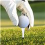 LIKOSO Tees Golf Bois 83mm Pack de 100 Tees de Golf en Bambou 3-1/4(Blanc)