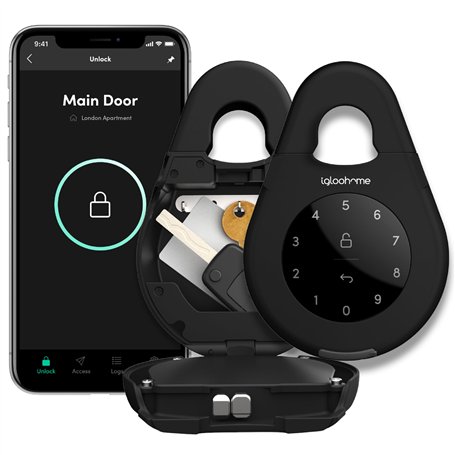 igloohome Smart KeyBox – Boîte à Clé Sécurisée Intelligente | PIN et Bluetooth | Sûr