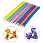 Diealles Shine Rouleaux Bigoudis Cheveux, 42 Pcs Twist-Flex Bigoudis en Mousse pour Salon de Coiffure ou DIY, Multicolores Acces