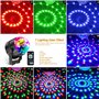 3 Modes de Musique Jeux de Lumiere avec USB 4M Té
