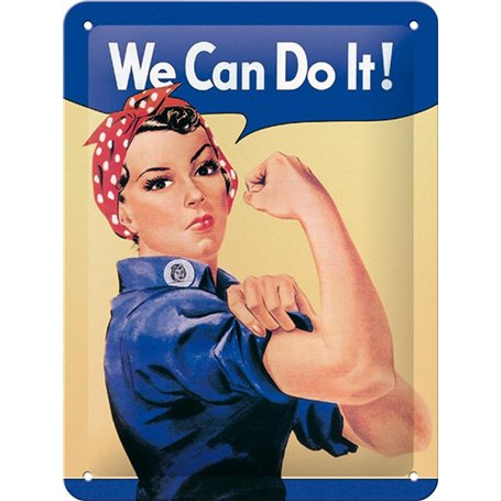 Nostalgic-Art Plaque Vintage USA – We Can do it – Idée de Cadeau pour Les Femmes