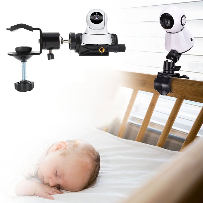 Nicoone Support pour Moniteur de Caméra Universel pour Bébé, Support pour Moniteur De Bébé, Rotatif à 360 Degrés, Stabilisateur,