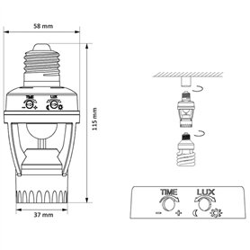 Nicoone Support pour Moniteur de Caméra Universel pour Bébé, Support pour Moniteur De Bébé, Rotatif à 360 Degrés, Stabilisateur,