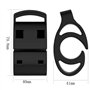 LICHIFIT Kit de fixation universel en silicone pour guidon de vélo Garmin Forerunner GPS montre TomTom Polar Suunto GPS montres