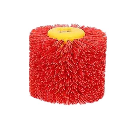Yikko Brosse de polissage pour meubles en bois (rouge grain 80)