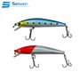Senven - minnow leurres, Leurre de pêche Minnow Manivelle Appât articles de pêche, appâts de pêche en mer et eau douce, appâts r