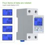 DIFCUL Compteur électrique Monophasé 5-80A 230V 50Hz Compteur d'énergie électrique Numérique avec écran LCD Compteur Divisionnai