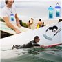 ZOCIPRO Leash de Surf avec 2 Pcs Pochettes Téléphone Étanche, Laisse de Planche Durable Leash de Surf pour Sup Paddle Board, Sta