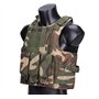 Gilet militaire tactique de chasse pour pour airsoft, Jungle Camo