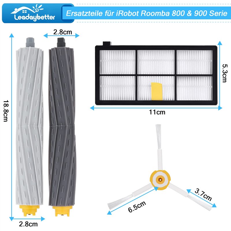 Image secondaire de Kit Pièces Accessoires De Rémplacement pour iRobot Roomba 800 900 Series 860 865 866 870 871 875 876 880 886 896 960 966 971 976