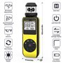 Anémomètre Numérique, INFURIDER YF-881M Digital Anemometre Cup Vitesse du Vent Mesure de la Vitesse/Température du Vent à L'aide