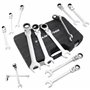 clés à cliquet articulées I Clé à cliquet à bout libre 8 à 32 mm I kit d’outillage 13 pièces