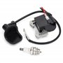 Bobine d'allumage avec bougie L7 pour Pocket Bike ATV 2 temps 47cc 49cc et Go Kart