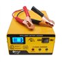 Etrogo Chargeur de Batterie 12V 6V 1A-15A Intelligent Entièrement Automatique Chargeur d'impulsions avec écran à Barre LED pour