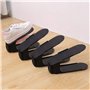 SaiXuan Lot de 10 Support/Empiler à Chaussures Réglables,Organiseur,Rack Economie d'Espace (Noir)