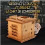iDventure Cluebox - Schrödingers Cat - Puzzle Escape Room Jeu - Puzzle 3D - Boite en Bois - Cadeau Homme Original - Casse-tête e
