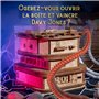 iDventure Cluebox - Coffre de Davy Jones - Puzzle 3D Escape Room Jeu - Boite en Bois - Cadeau Anniversaire Homme Original - Cass
