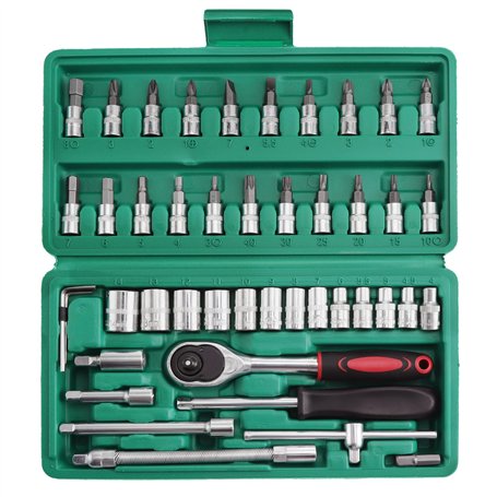 WiMas 46PCS Coffret de Douilles et Embouts