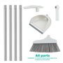 Fest Roellgs Kit de nettoyage de la maison et de balayage - Balai et pelle avec un long manche